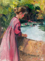 Mari Vermeulen-Breedt; Girl and Pond