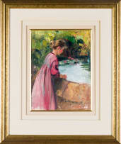 Mari Vermeulen-Breedt; Girl and Pond