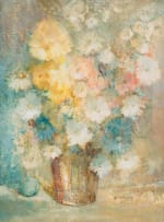 Jan Dingemans; Flowers in a Vase