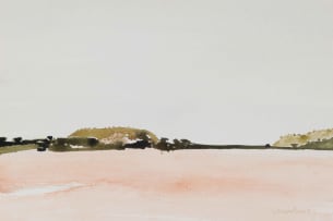 Nico Roos; Landscape with Distant Hills