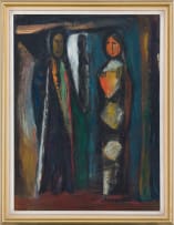 Pranas Domsaitis; Two Figures in Soft Light