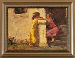 Adriaan Boshoff; Young Girls Playing