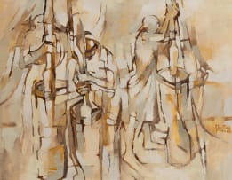Christine Marais; Abstract Composition in Browns and Ochres