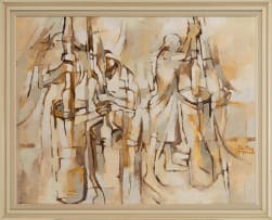 Christine Marais; Abstract Composition in Browns and Ochres