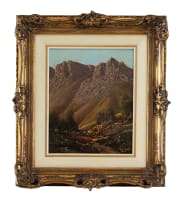 Tinus de Jongh; Landscape with Mountains