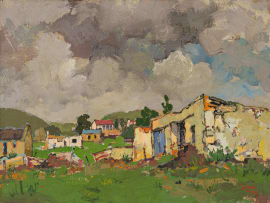 Gregoire Boonzaier; Ou Stal, Suurbraak, Kaap (Old Stable, Suurbraak, Cape)