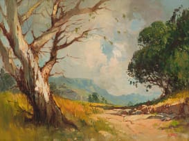 Titta Fasciotti; Landscape with Table Mountain in the Distance