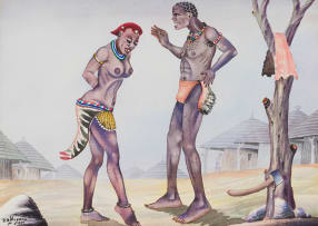 Phoshoko David Mogano; The Proposal; Leaping Figures, two