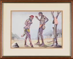 Phoshoko David Mogano; The Proposal; Leaping Figures, two