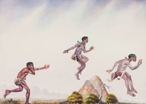 Phoshoko David Mogano; The Proposal; Leaping Figures, two