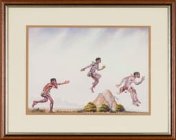 Phoshoko David Mogano; The Proposal; Leaping Figures, two
