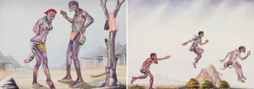 Phoshoko David Mogano; The Proposal; Leaping Figures, two