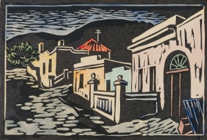 Gregoire Boonzaier; Cape Street Scenes with Figures, four