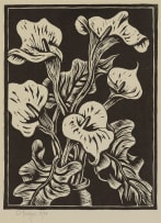 Gregoire Boonzaier; Lilies; Sunflowers; Fuchsia; Moonflowers, four