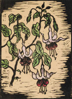 Gregoire Boonzaier; Lilies; Sunflowers; Fuchsia; Moonflowers, four