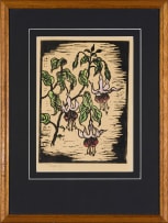 Gregoire Boonzaier; Lilies; Sunflowers; Fuchsia; Moonflowers, four