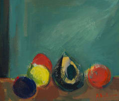 Carl Büchner; Still Life with Fruit
