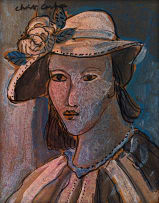 Christo Coetzee; Portrait of a Woman in a Hat