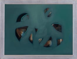 André Wilhelm Groenewald; Abstract Forms with Blue Background
