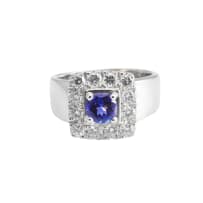 Tanzanite and diamond ring