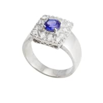 Tanzanite and diamond ring