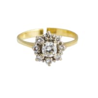 Diamond cluster ring