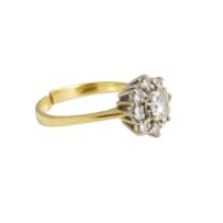 Diamond cluster ring