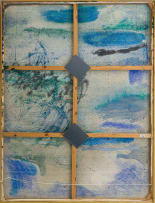 Kevin Atkinson; Abstract Composition in Blue and Green