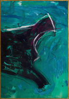 Jo Smail; Abstract Forms, diptych
