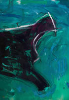 Jo Smail; Abstract Forms, diptych