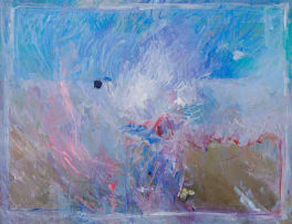 Louis van Heerden; Purple Abstract Composition