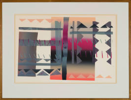Gail Altschuler; Abstract Composition with Triangles