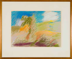 Kevin Atkinson; Landscape with Tree in the Foreground