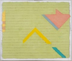 Lynda Ballen; Abstract Composition with Geometric Shapes