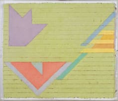 Lynda Ballen; Composition in Green and Purple