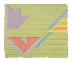 Lynda Ballen; Composition in Green and Purple