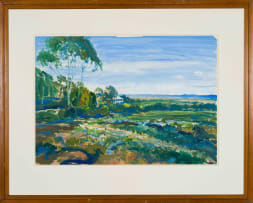 Gerhard Batha; Farm Cottages in an Extensive Landscape