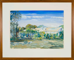 Gerhard Batha; Landscape with Cottage