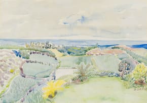Rain Battiss; Coastal Landscape