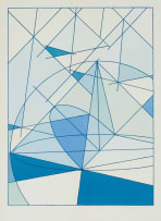 Ernst de Jong; Blue Abstract