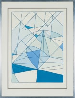 Ernst de Jong; Blue Abstract
