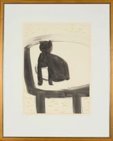 Charles Gassner; Seated Cat