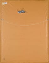 William Kentridge; Untitled (Rhino and Fish Scaler)