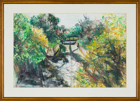 Thomas Rulani Nkuna; The Waste River (recto); Figural Study (verso)