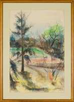 Thomas Rulani Nkuna; Landscape with Soccer Field