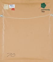 Nina Romm; Abstract Collage with Text