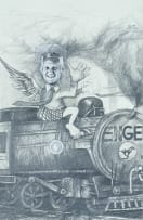 Solomon Siko; Portrait of a Man on an Engen Train