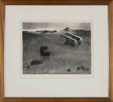 Pippa Skotnes; Landscape with Canons, Perambulator and Dog
