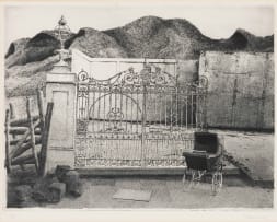 Pippa Skotnes; Perambulator by a Wrought Iron Gate