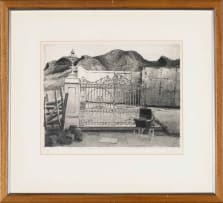 Pippa Skotnes; Perambulator by a Wrought Iron Gate